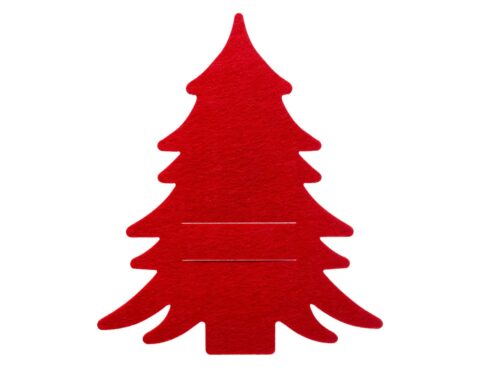 Εορταστικό Τραπέζι Acc Cutlery Holders Tree Redx4 Atmosphera 175993A