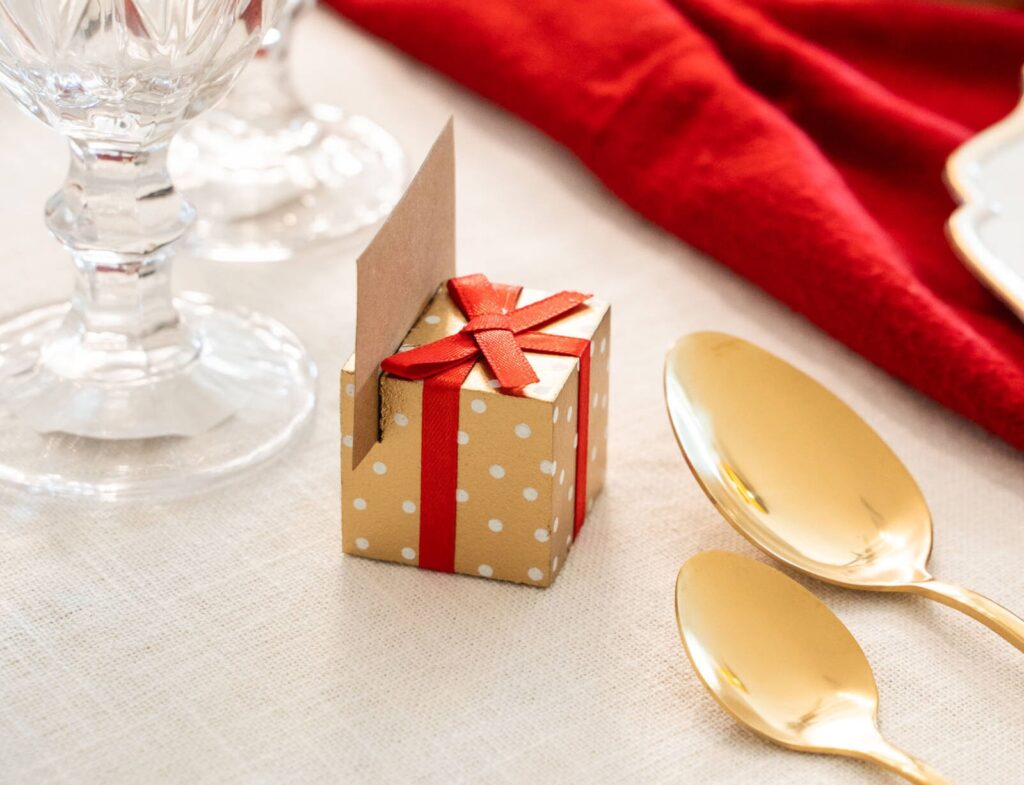 Εορταστικό Τραπέζι Gift Place Tag 4Cm X2 Atmosphera 183373