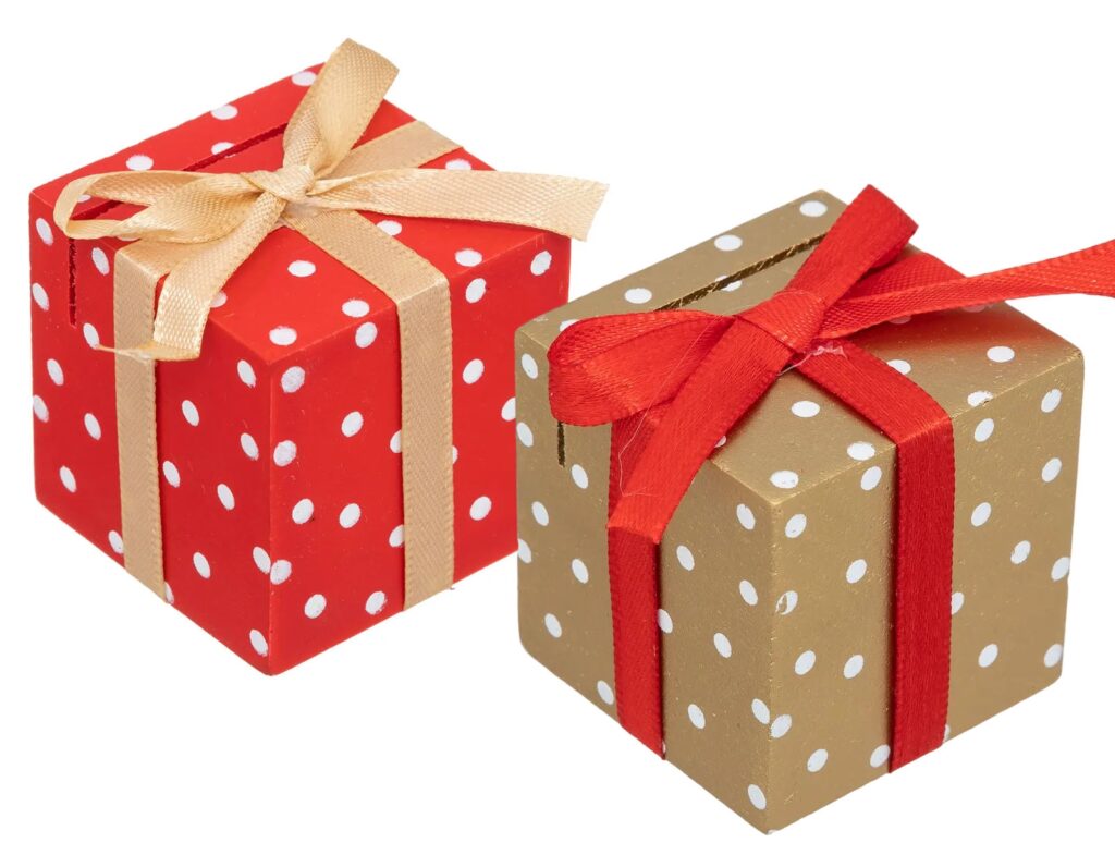 Εορταστικό Τραπέζι Gift Place Tag 4Cm X2 Atmosphera 183373