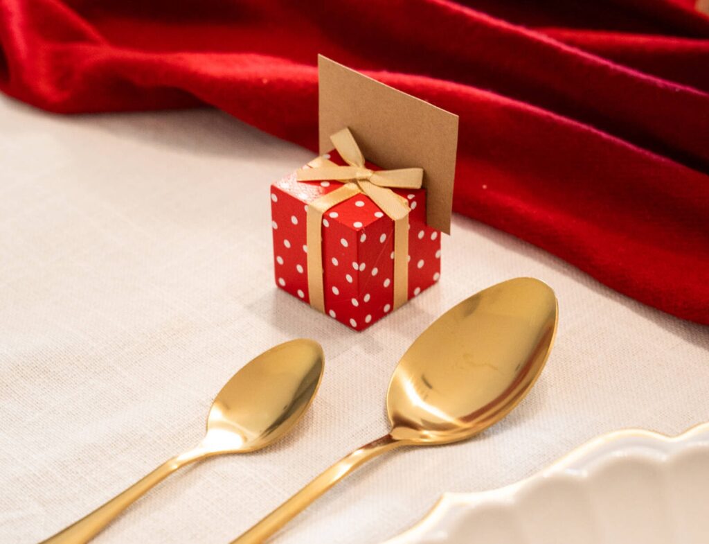 Εορταστικό Τραπέζι Gift Place Tag 4Cm X2 Atmosphera 183373