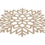 Εορταστικό Τραπέζι Glitter Table Mat Snowflake X1 169556B