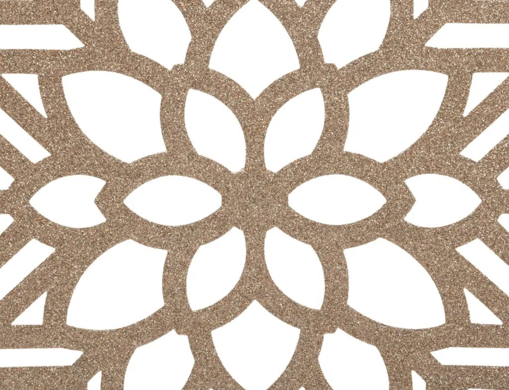 Εορταστικό Τραπέζι Glitter Table Mat Snowflake X1 169556B
