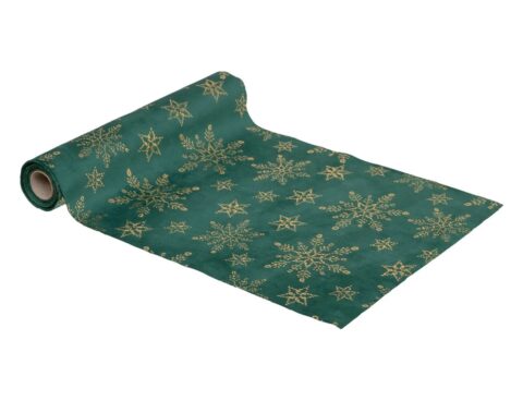 Εορταστικό Τραπέζι Green Velvet Tablerunn 28X300 Atmosphera 191474