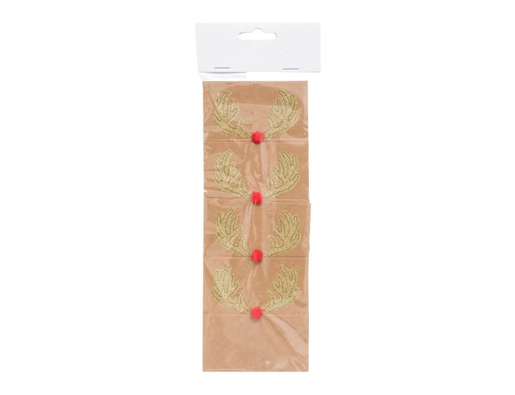Εορταστικό Τραπέζι Kraft Reindeer Place Tag X8 Atmosphera 183360