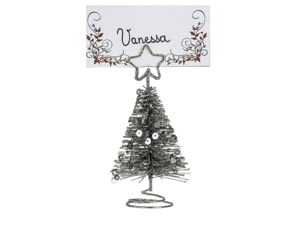 Εορταστικό Τραπέζι Metal Tree Name Holder X1 136853Ar