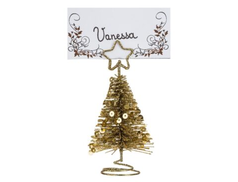 Εορταστικό Τραπέζι Metal Tree Name Holder X1 136853Or