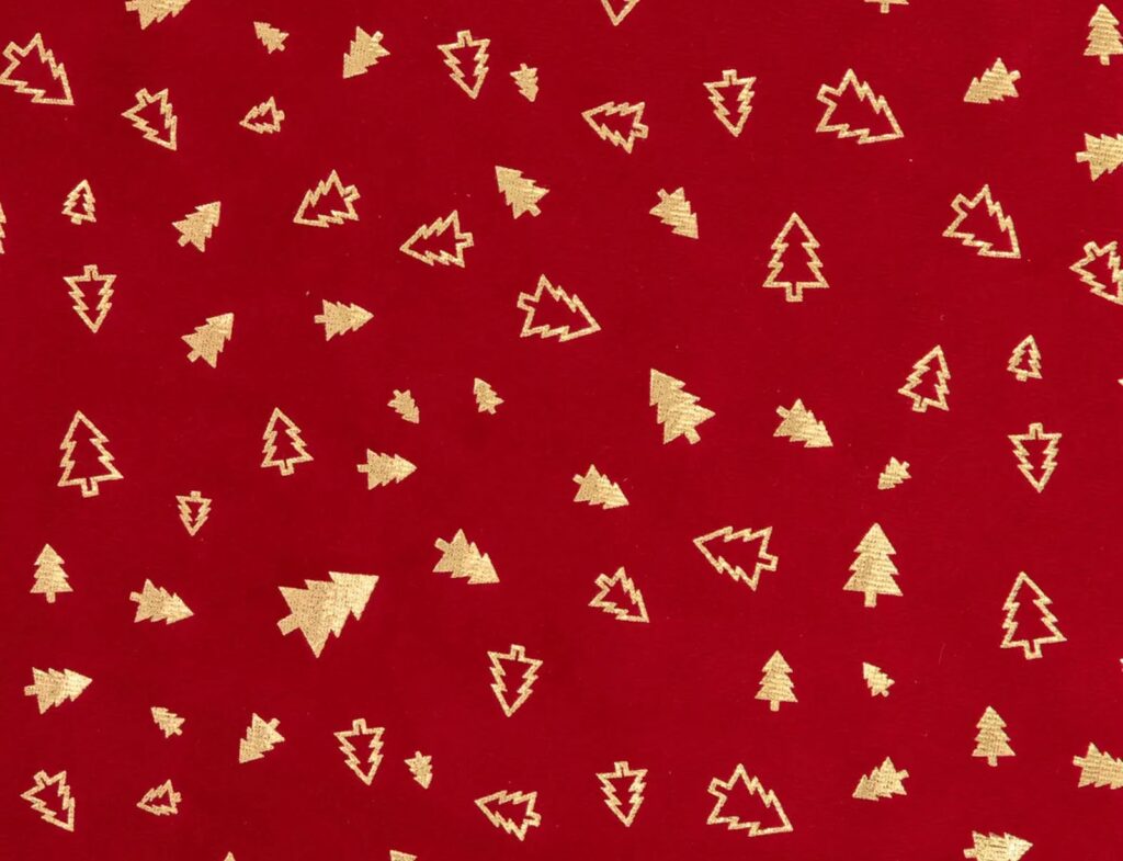 Εορταστικό Τραπέζι Tree Red Velvet Roll 28X300 Atmosphera 199265