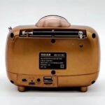 Επαναφορτιζόμενο ραδιόφωνο Retro - MD-1017BT - 020146 - Gold