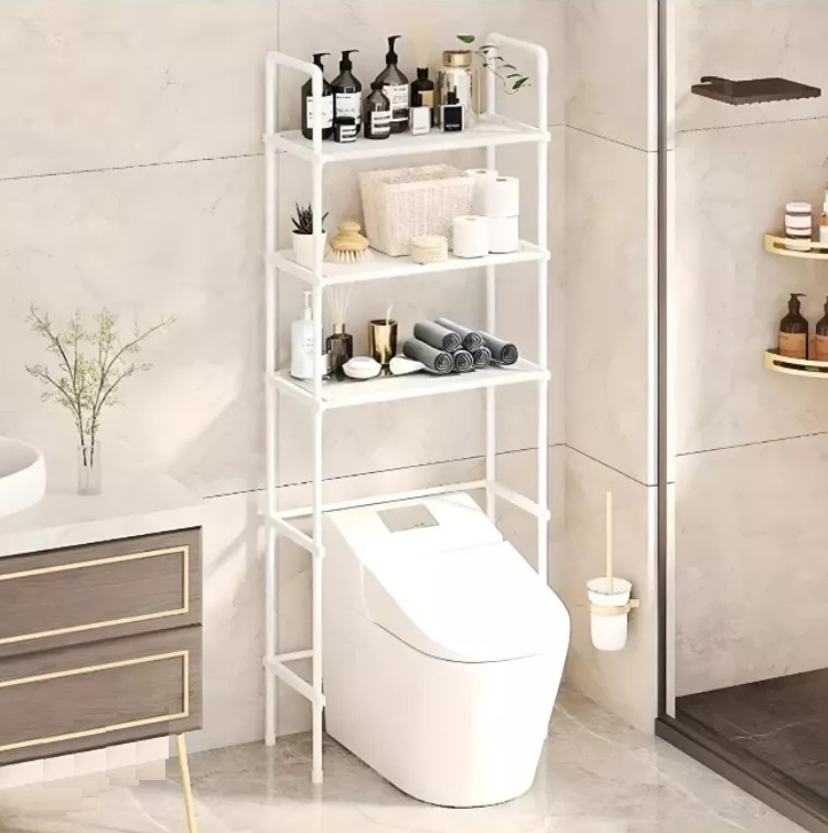 Επιδαπέδια ραφιέρα μπάνιου - TM070 - 521872 - White