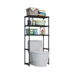 Επιδαπέδια ραφιέρα μπάνιου - YX9109-3 - 521636 - Black