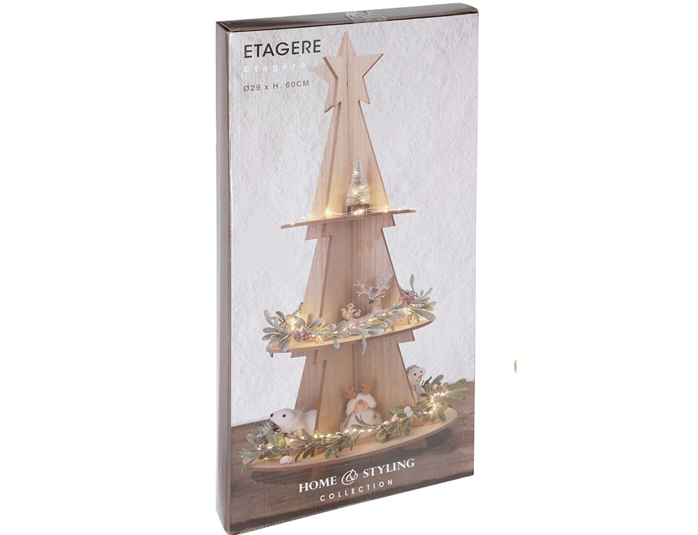 Εταζέρα 3 Επιπέδων - 29X29X60Cm