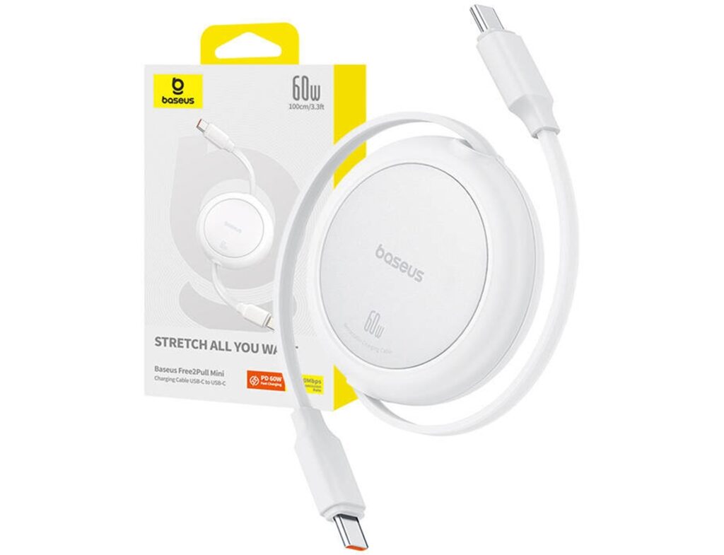 Φορτιστές & Καλώδια Φόρτισης Συσκευών Baseus Free2Pull Mini Usb-C To Usb-C Usb Cable, 60