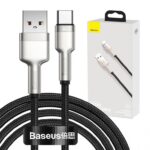 Φορτιστές & Καλώδια Φόρτισης Συσκευών Baseus Καλώδιο Usb Σε Usb-C Cafule, 66W, 2M (Μαύρο