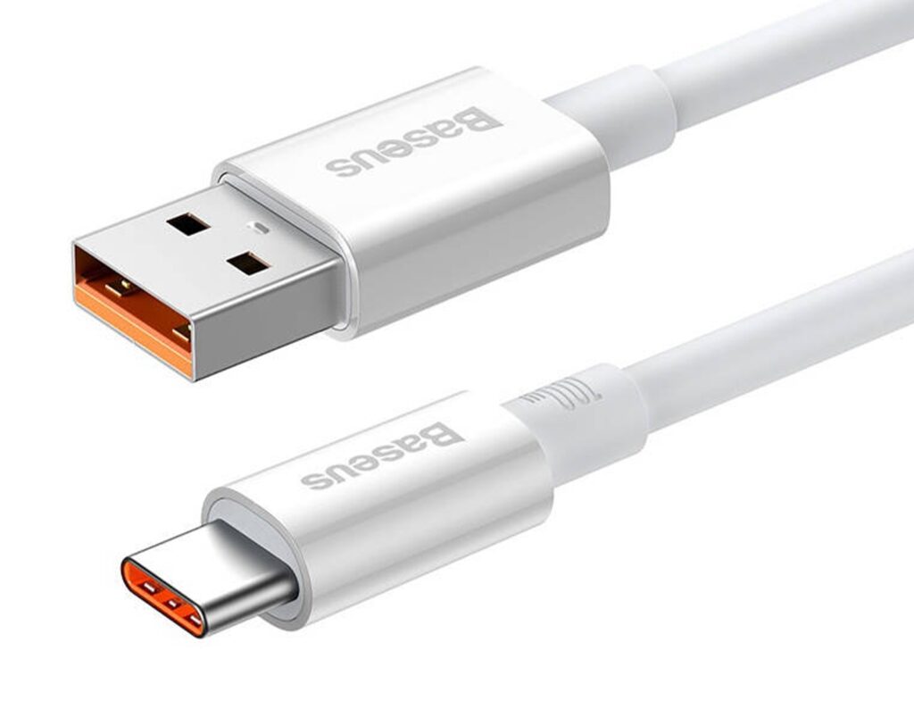 Φορτιστές & Καλώδια Φόρτισης Συσκευών Baseus Καλώδιο Usb Σε Usb-C Superior 100W 1M (Λευκ