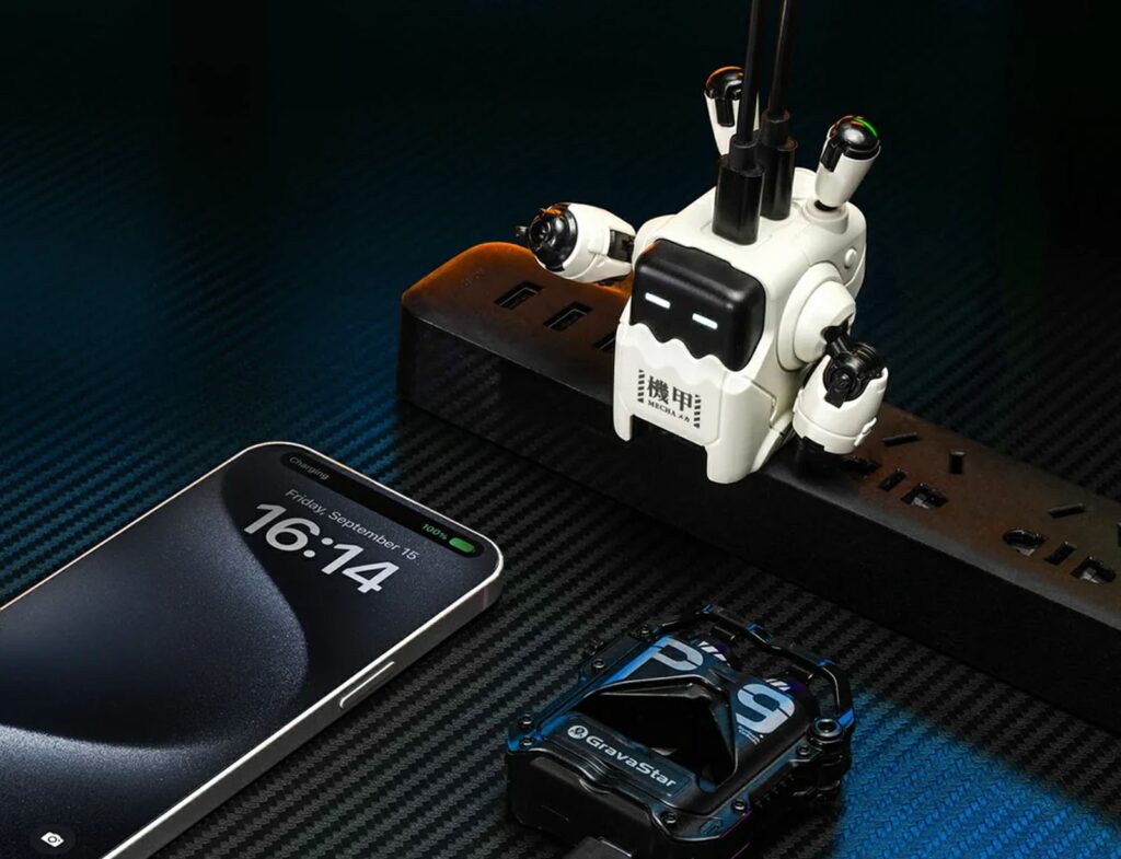 Φορτιστές & Καλώδια Φόρτισης Συσκευών Charger Gravastar Delta35 35W Gan Fast Dawn White