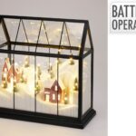 Φωτιζόμενο Σπιτάκι Με Led - 33X15.2X33Cm