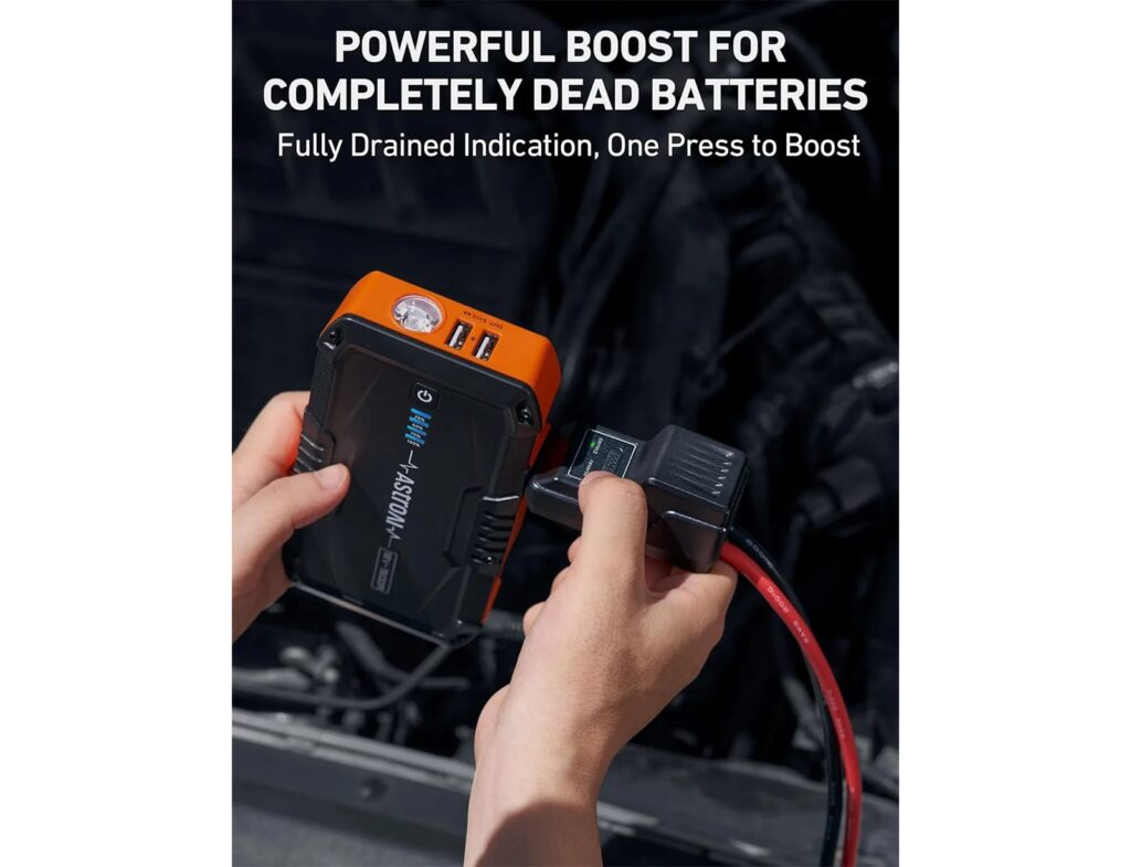Ηλεκτρικές Τρόμπες  3 In 1 Jump Starter Power Bank Sos Lights Astroai