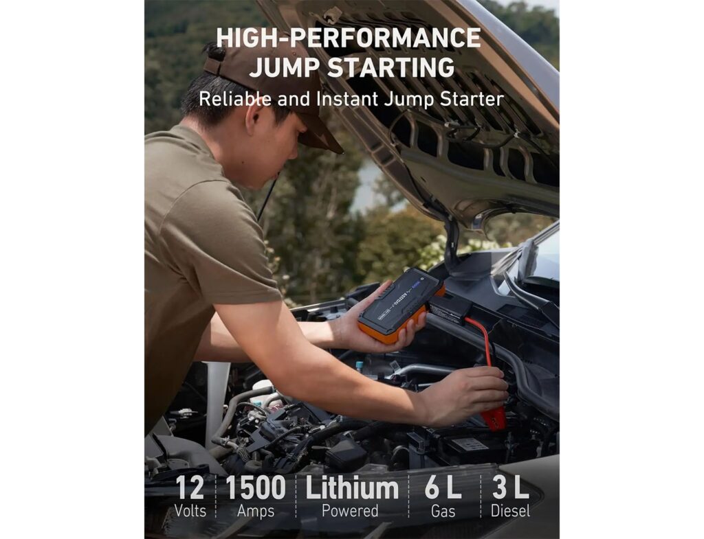 Ηλεκτρικές Τρόμπες  3 In 1 Jump Starter Power Bank Sos Lights Astroai