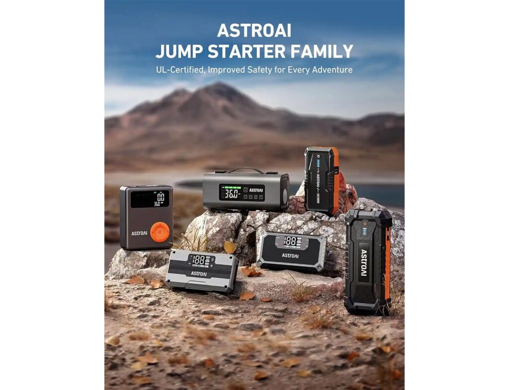 Ηλεκτρικές Τρόμπες  3 In 1 Jump Starter Power Bank Sos Lights Astroai