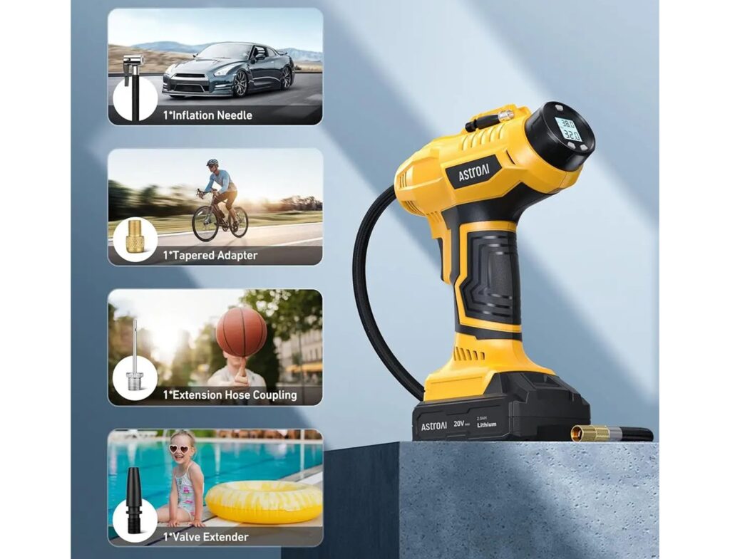 Ηλεκτρικές Τρόμπες  Cordless Tire Inflator Astroai 48972