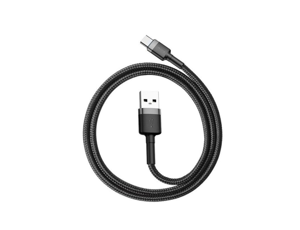 Καλώδιο Baseus Usb-C - 2Α - 2M - Γκρι/ Μαύρο