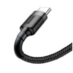 Καλώδιο Baseus Usb-C - 2Α - 2M - Γκρι/ Μαύρο