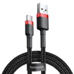 Καλώδιο Baseus Usb-C - 2Α - 2M - Μαύρο/Κόκκινο