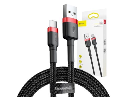 Καλώδιο Baseus Usb-C - 2Α - 2M - Μαύρο/Κόκκινο