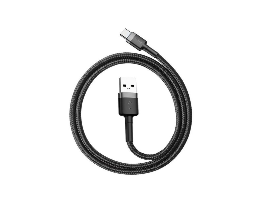 Καλώδιο Baseus Usb-C - 2Α - 3M - Μαύρο/Γκρι