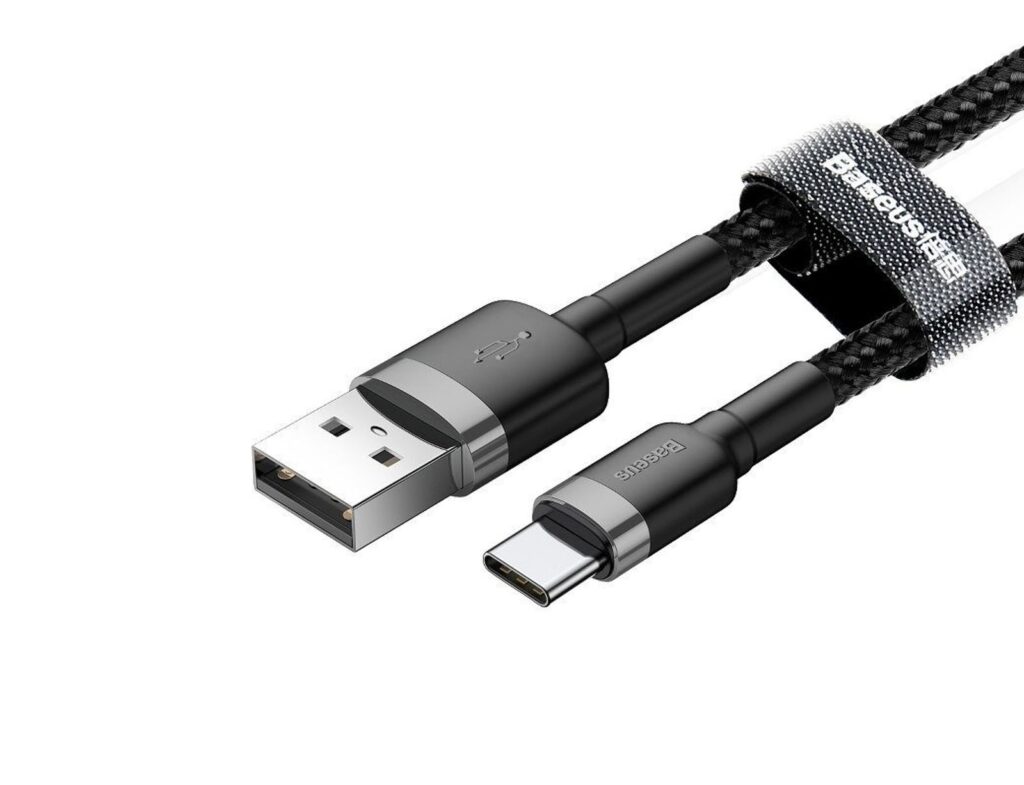 Καλώδιο Baseus Usb-C - 2Α - 3M - Μαύρο/Γκρι