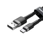 Καλώδιο Baseus Usb-C - 2Α - 3M - Μαύρο/Γκρι