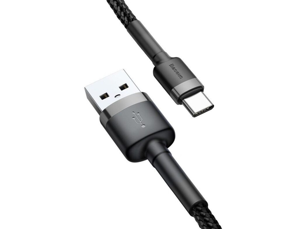 Καλώδιο Baseus Usb-C - 2Α - 3M - Μαύρο/Γκρι