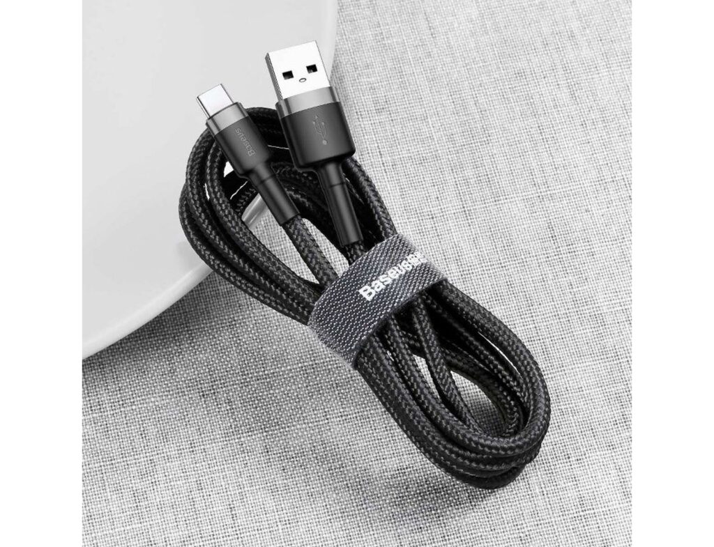 Καλώδιο Baseus Usb-C - 2Α - 3M - Μαύρο/Γκρι