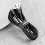 Καλώδιο Baseus Usb-C - 2Α - 3M - Μαύρο/Γκρι