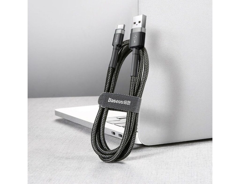 Καλώδιο Baseus Usb-C - 2Α - 3M - Μαύρο/Γκρι