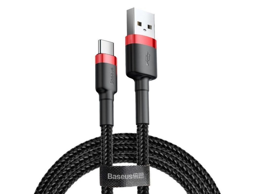 Καλώδιο Baseus Usb-C - 2Α - 3M - Μαύρο/Κόκκινο