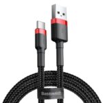 Καλώδιο Baseus Usb-C - 2Α - 3M - Μαύρο/Κόκκινο