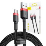 Καλώδιο Baseus Usb-C - 2Α - 3M - Μαύρο/Κόκκινο