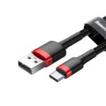 Καλώδιο Baseus Usb-C - 2Α - 3M - Μαύρο/Κόκκινο