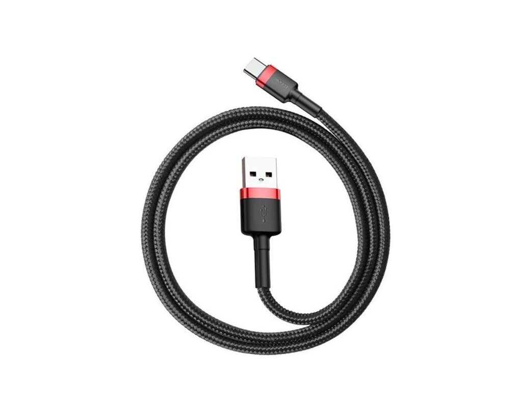 Καλώδιο Baseus Usb-C - 2Α - 3M - Μαύρο/Κόκκινο