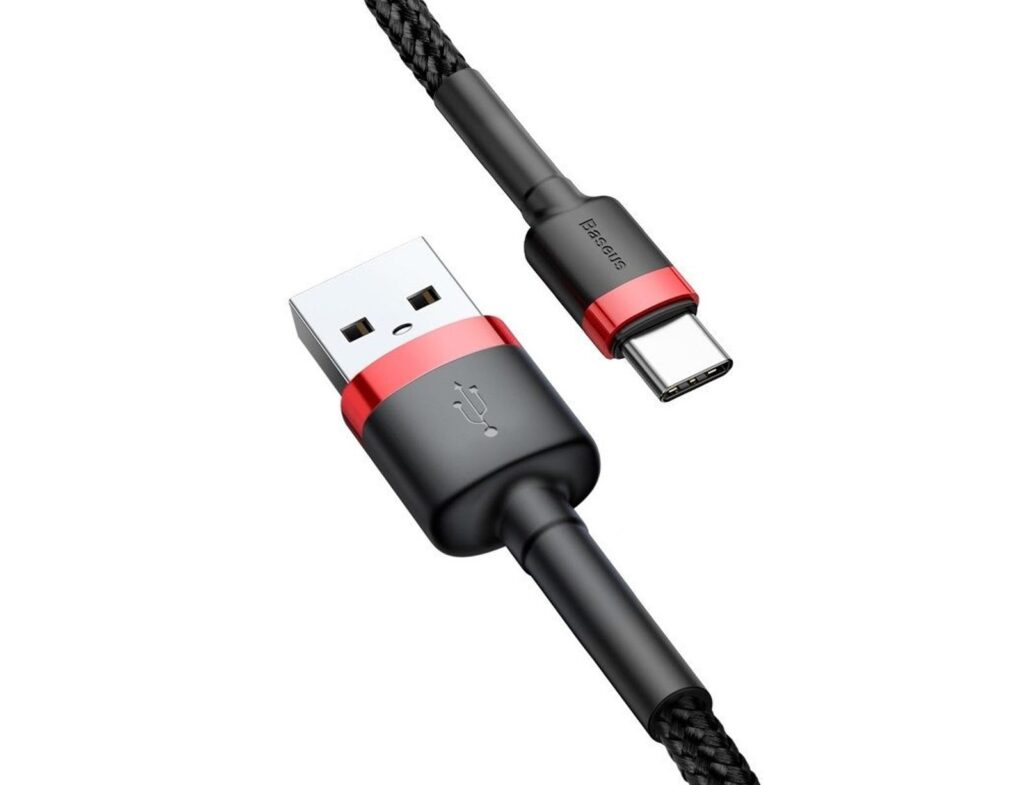 Καλώδιο Baseus Usb-C - 2Α - 3M - Μαύρο/Κόκκινο