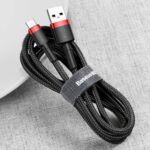 Καλώδιο Baseus Usb-C - 2Α - 3M - Μαύρο/Κόκκινο