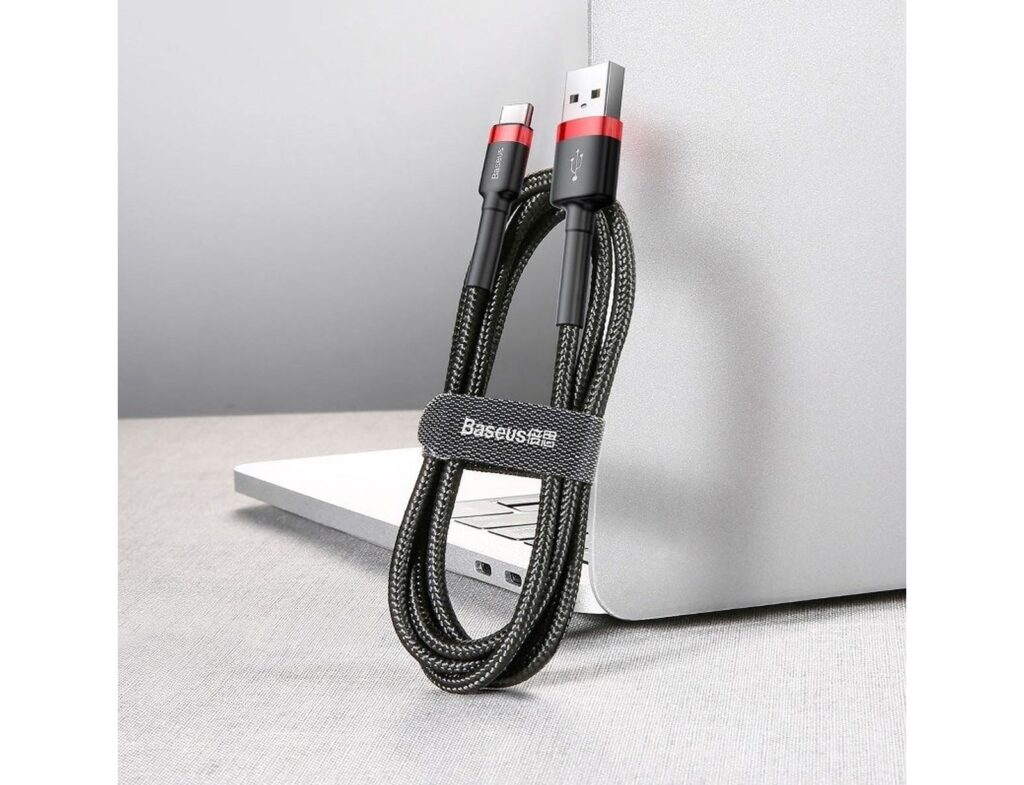 Καλώδιο Baseus Usb-C - 2Α - 3M - Μαύρο/Κόκκινο