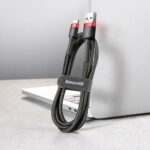 Καλώδιο Baseus Usb-C - 2Α - 3M - Μαύρο/Κόκκινο