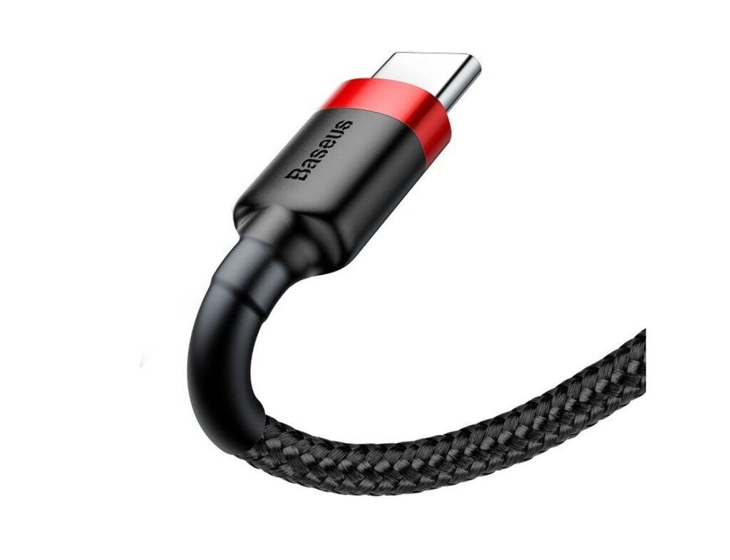 Καλώδιο Baseus Usb-C - 3Α - 0.5M - Κόκκινο/Μαύρο