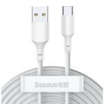 Καλώδιο Baseus Usb-C - 3Α - 1.5M - Λευκό