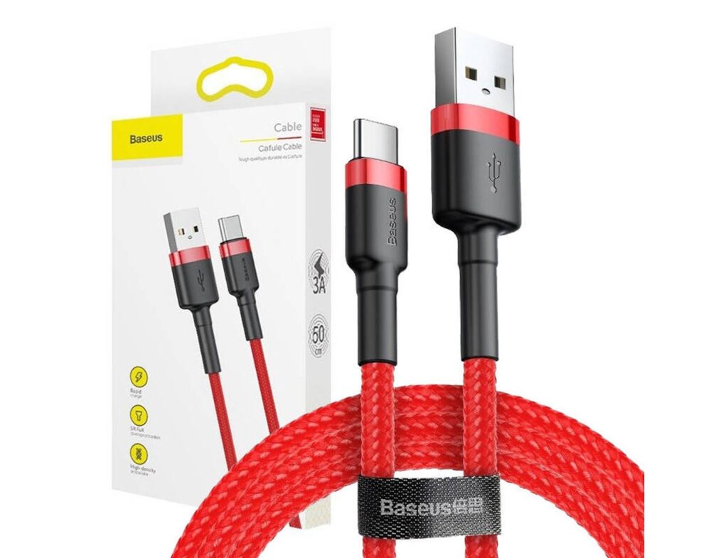 Καλώδιο Baseus Usb-C - 3Α - 1M - Κόκκινο