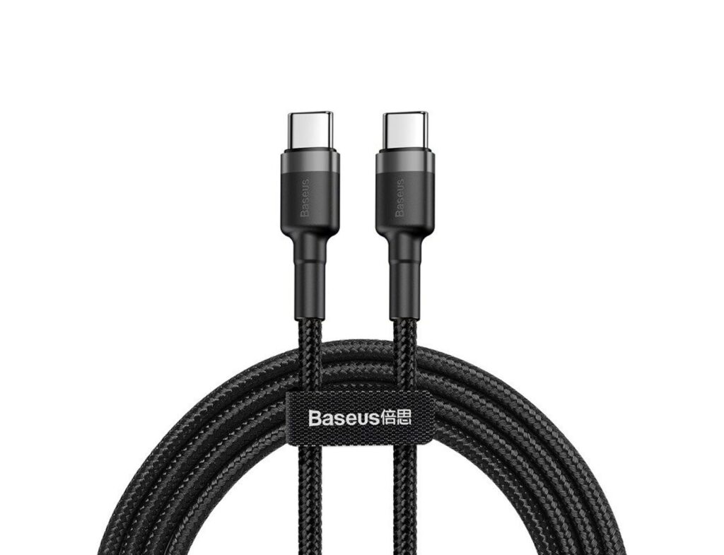 Καλώδιο Baseus Usb-C - 60W - 1M - Γκρι/ Μαύρο