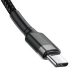Καλώδιο Baseus Usb-C - 60W - 1M - Γκρι/ Μαύρο