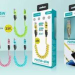 Καλώδιο φόρτισης & data σπιράλ - 4in1 - Fast Charge - X204 - 27-65W - 102048 - Green